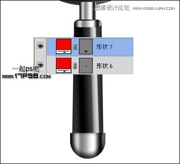 Photoshop利用图层样式制作质感的放大镜,PS教程,图老师教程网