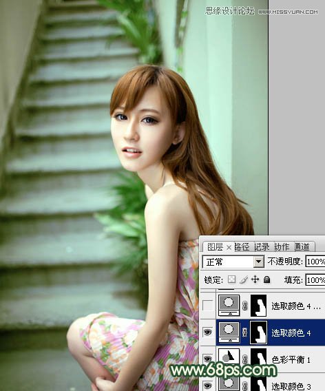 Photoshop调出美照片清新甜美色调,PS教程,图老师教程网