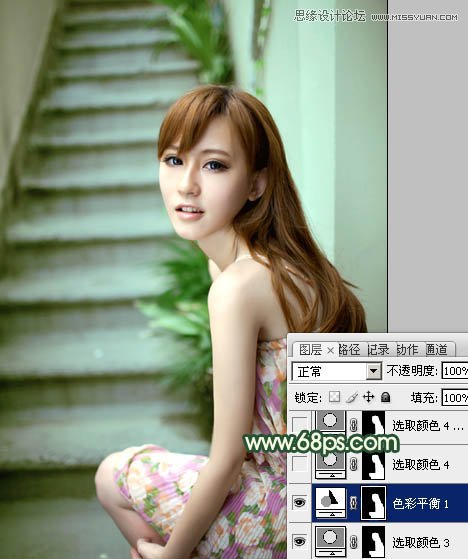 Photoshop调出美照片清新甜美色调,PS教程,图老师教程网