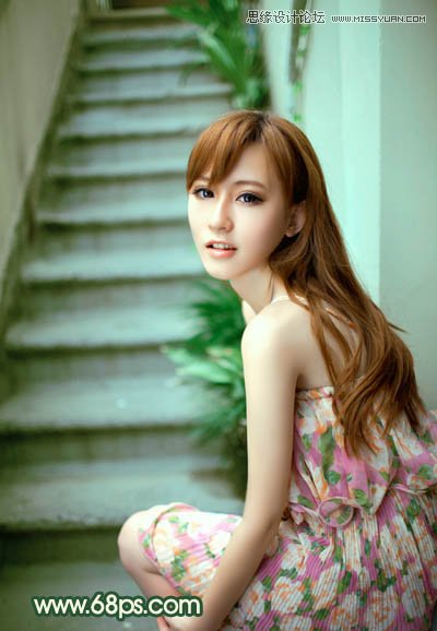 Photoshop调出美照片清新甜美色调,PS教程,图老师教程网