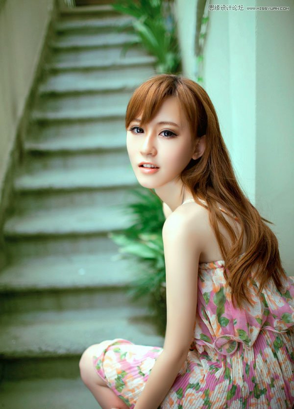 Photoshop调出美照片清新甜美色调,PS教程,图老师教程网
