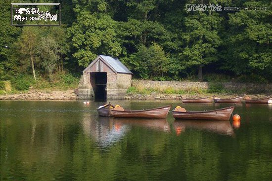 Photoshop调出风景照片暗色诗意效果,PS教程,图老师教程网