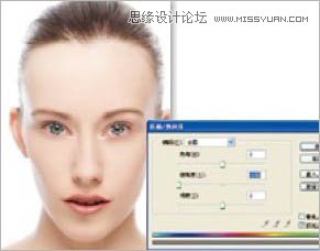 Photoshop给美女头像加上时尚的妆容效果,PS教程,图老师教程网