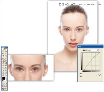 Photoshop给美女头像加上时尚的妆容效果,PS教程,图老师教程网