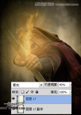 Photoshop合成玄幻的火箭神射手,PS教程,图老师教程网