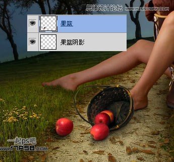 Photoshop合成月光下情侣亲吻场景,PS教程,图老师教程网