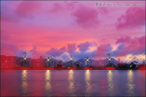 Photoshop给夜景制作璀璨的星光效果图,PS教程,图老师教程网