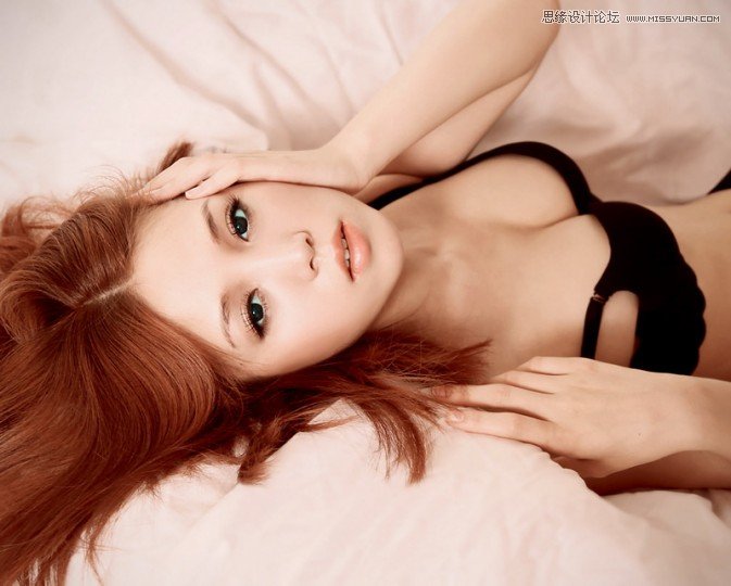 Photoshop简单调出柔和美女私房照效果,PS教程,图老师教程网