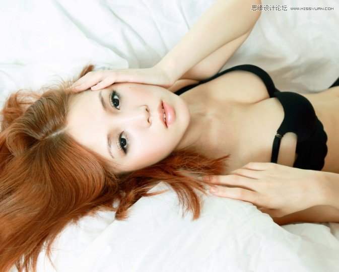 Photoshop简单调出柔和美女私房照效果,PS教程,图老师教程网