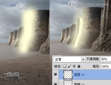 Photoshop合成暗夜光线城堡教程,PS教程,图老师教程网