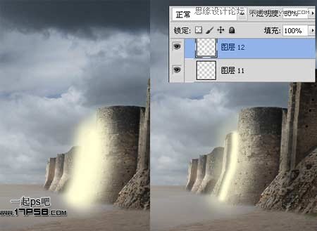 Photoshop合成暗夜光线城堡教程,PS教程,图老师教程网