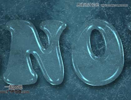 Photoshop制作高光塑料冰雪字教程,PS教程,图老师教程网