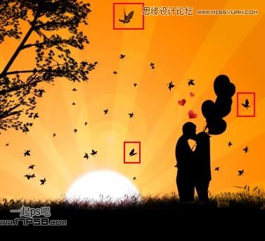 Photoshop制作一张简单的情人节贺卡