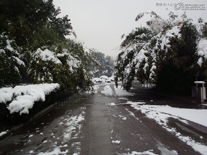 Photoshop绘制一幅梦幻冰雪童话世界旅游场景,PS教程,图老师教程网