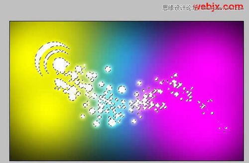 okok Photoshop制作漂亮彩色粒子特效教程