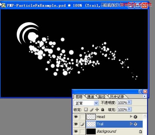 ok Photoshop制作漂亮彩色粒子特效教程