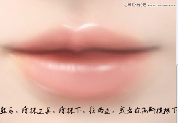 Photoshop解析转手绘中人物面部精细画法,PS教程,图老师教程网
