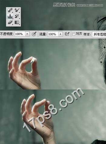 Photoshop合成美女魔术师电影海报教程