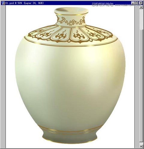 Photoshop绘制经典的中国风陶瓷教程,PS教程,图老师教程网