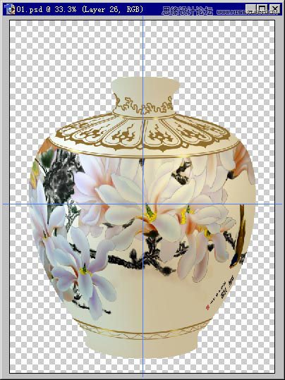 Photoshop绘制经典的中国风陶瓷教程,PS教程,图老师教程网