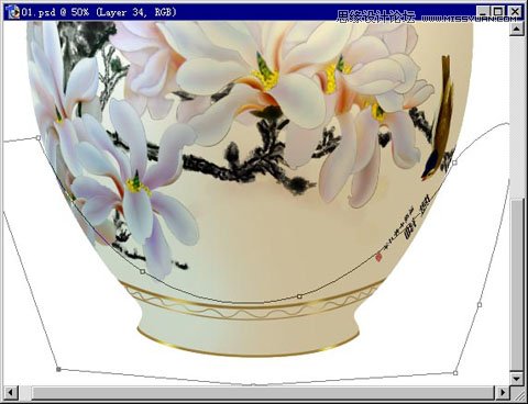 Photoshop绘制经典的中国风陶瓷教程,PS教程,图老师教程网