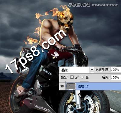Photoshop合成地狱骑士电影海报教程