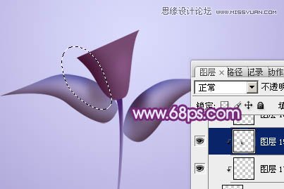 Photoshop绘制漂亮的紫色立体花朵教程,PS教程,图老师教程网