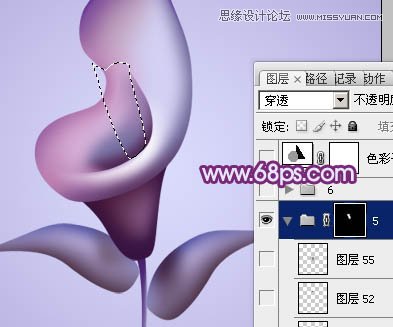 Photoshop绘制漂亮的紫色立体花朵教程,PS教程,图老师教程网