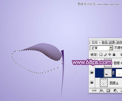 Photoshop绘制漂亮的紫色立体花朵教程,PS教程,图老师教程网