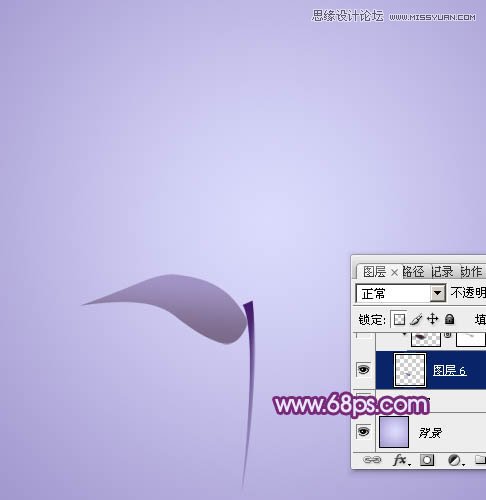 Photoshop绘制漂亮的紫色立体花朵教程,PS教程,图老师教程网