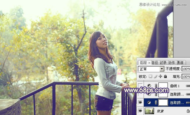 Photoshop调出外景人物图片柔和的阳光效果,PS教程,图老师教程网