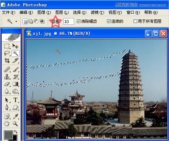 Photoshop两种方法给灰暗外景照片换天空教程,PS教程,图老师教程网