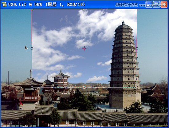 Photoshop两种方法给灰暗外景照片换天空教程,PS教程,图老师教程网