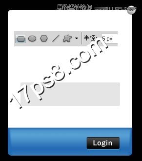 Photoshop设计精致会员登录表单教程,PS教程,图老师教程网