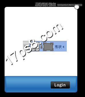 Photoshop设计精致会员登录表单教程,PS教程,图老师教程网