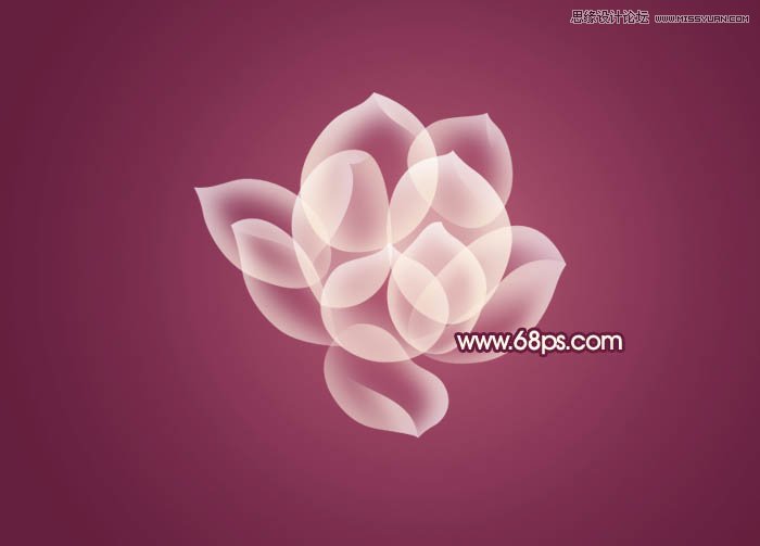 Photoshop制作半透明的光影花朵教程,PS教程,图老师教程网