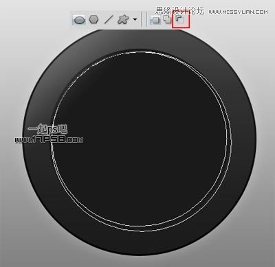 Photoshop制作高光质感开关按钮,PS教程,图老师教程网