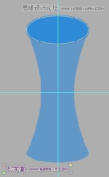 Photoshop简单绘制玻璃花瓶教程,PS教程,图老师教程网