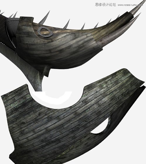 3DMAX制作在大海中航行的帆船