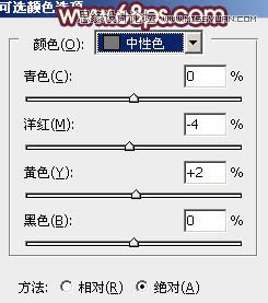 Photoshop调出外景可爱美女复古淡黄色调,PS教程,图老师教程网