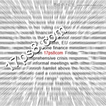 Photoshop制作动感放射字教程,PS教程,图老师教程网