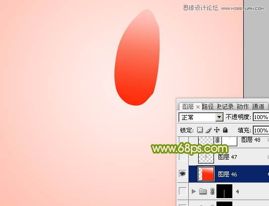 Photoshop绘制清新的郁金香花朵教程,PS教程,图老师教程网