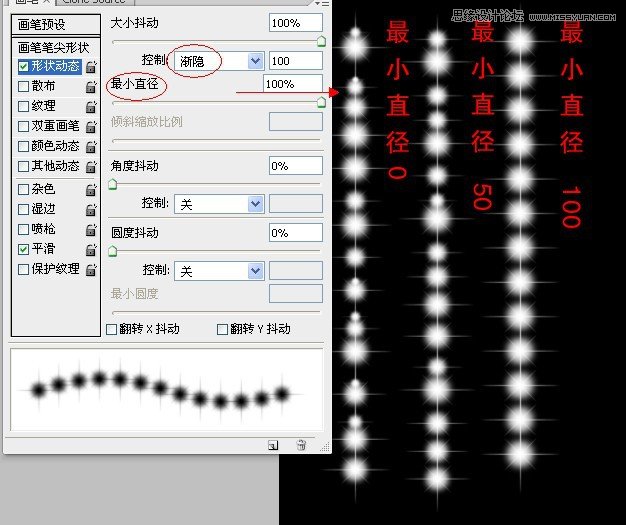 Photoshop解析画笔预设工具的应用,PS教程,图老师教程网