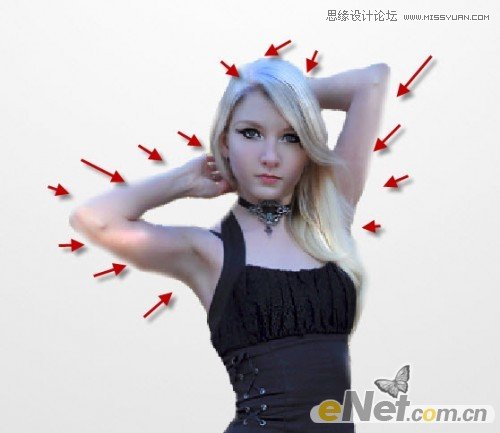 Photoshop打造梦幻光影效果的美女海报教程,PS教程,图老师教程网