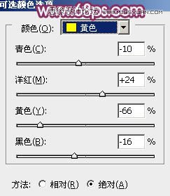 Photoshop调出外景美女淡淡的紫色调,PS教程,图老师教程网