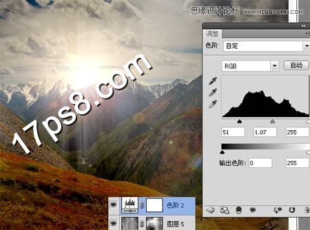 Photoshop为照片添加光线光晕效果,PS教程,图老师教程网