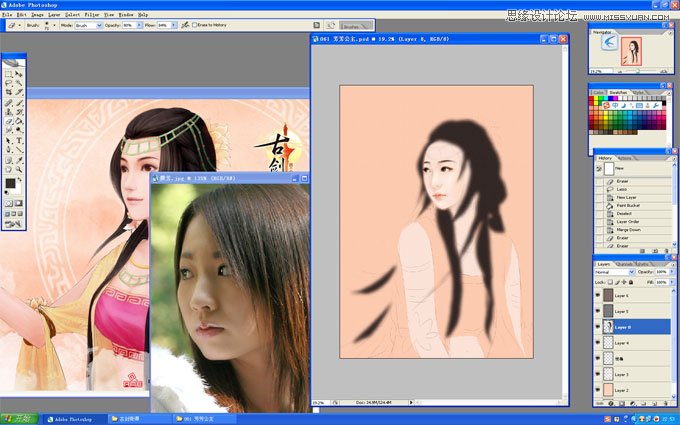 Photoshop绘制卡通风格的游戏主人公,PS教程,图老师教程网