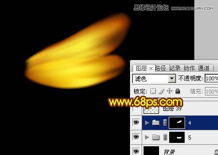 Photoshop打造漂亮的金色蜻蜓教程,PS教程,图老师教程网