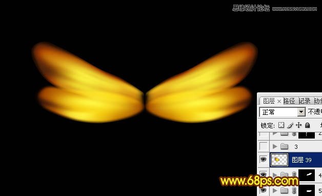 Photoshop打造漂亮的金色蜻蜓教程,PS教程,图老师教程网