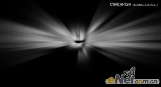Photoshop利用滤镜制作简单的放射文字,PS教程,图老师教程网